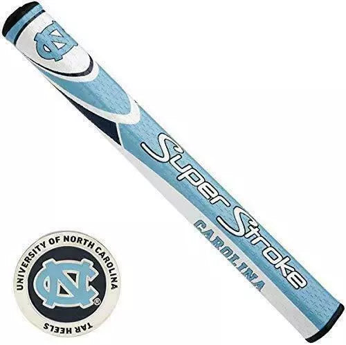 SuperStroke (Authentic) North Carolina Tarheels 2.0 Putter Grip w/Marker NCAA Licensed