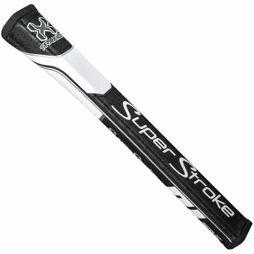 SuperStroke (Authentic) Traxion Black & White Pistol GT 2.0 Putter Grip