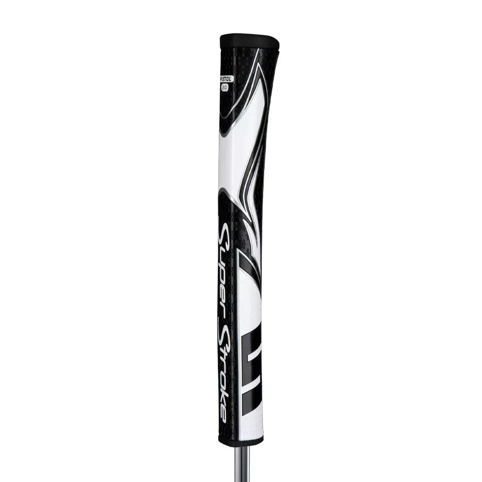 SuperStroke (Authentic) Zenergy Black & White Pistol 2.0 Putter Grip