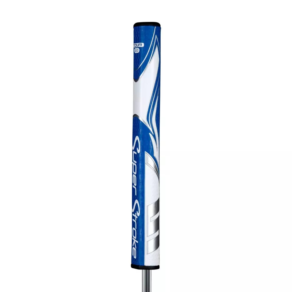 SuperStroke (Authentic) Zenergy Blue & White Tour 2.0 Putter Grip