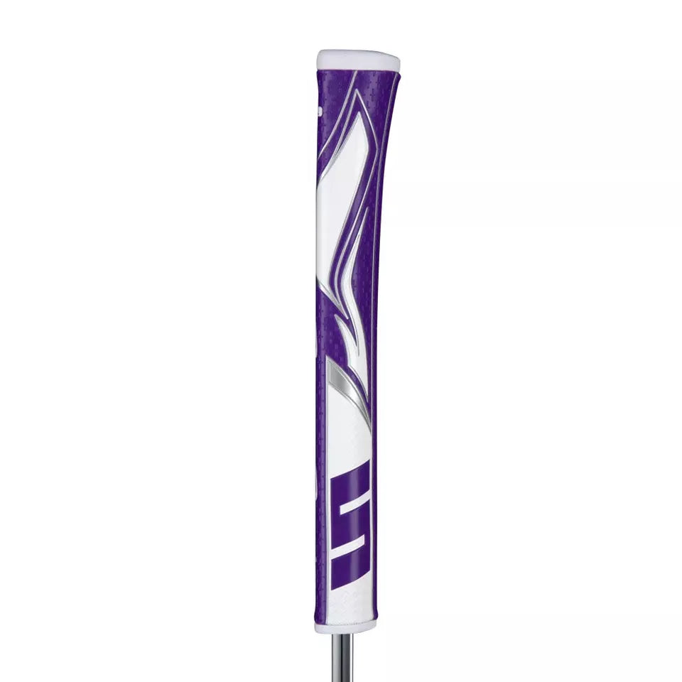 SuperStroke (Authentic) Zenergy Purple & White Pistol 2.0 Putter Grip