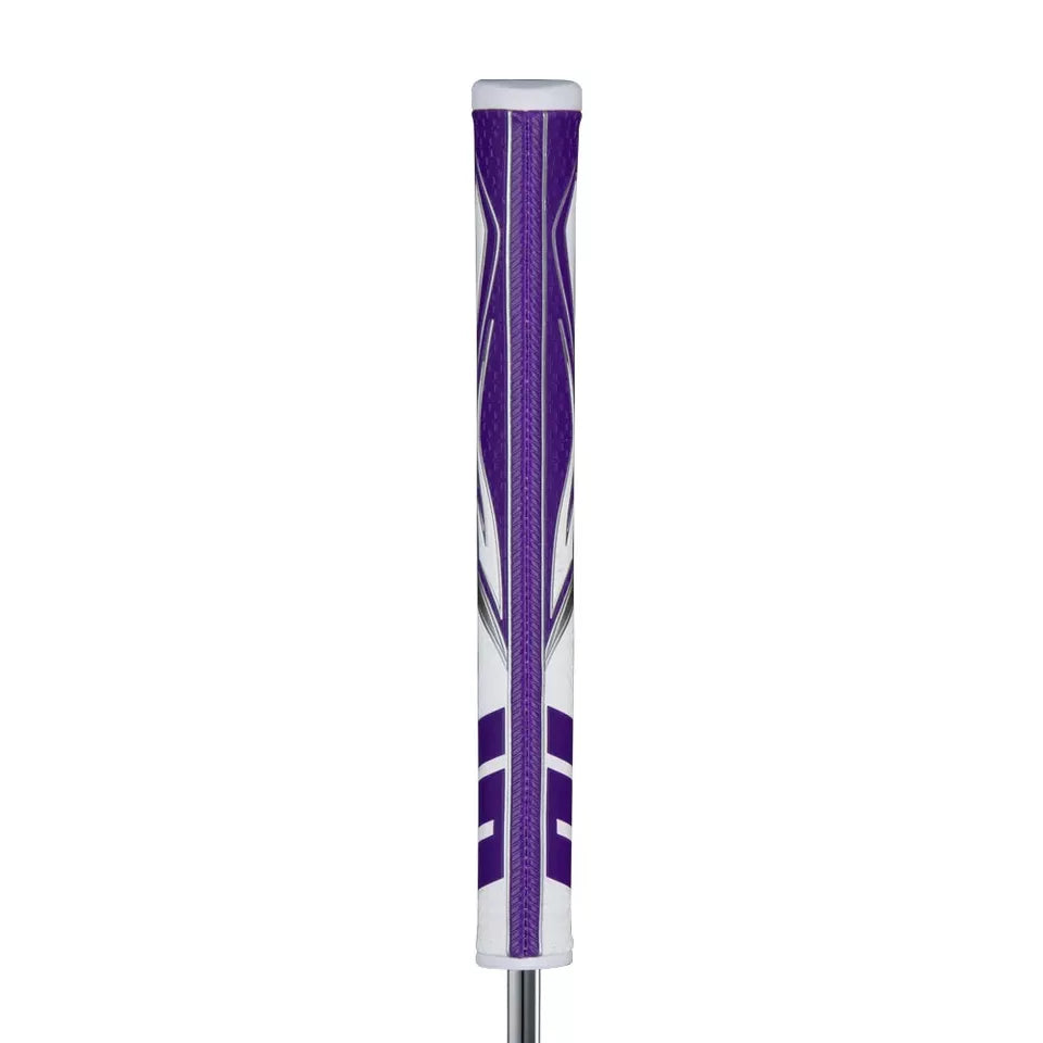 SuperStroke (Authentic) Zenergy Purple & White Pistol 2.0 Putter Grip