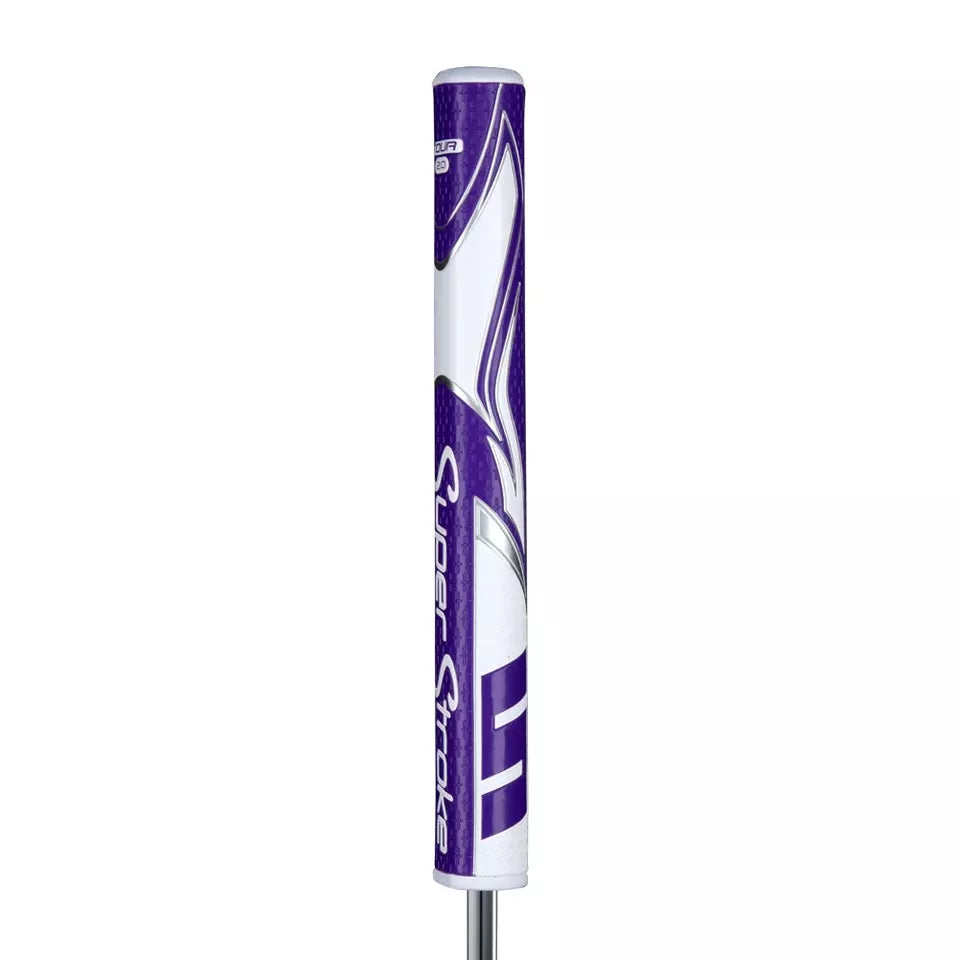 SuperStroke (Authentic) Zenergy Purple & White Tour 2.0 Putter Grip