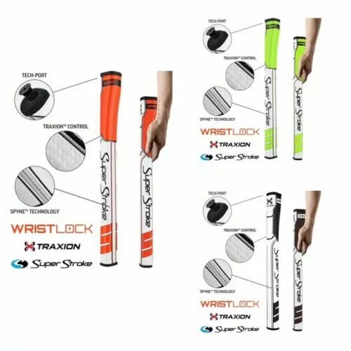 SuperStroke (Authentic) Zenergy Red & White Wristlock Putter Grip