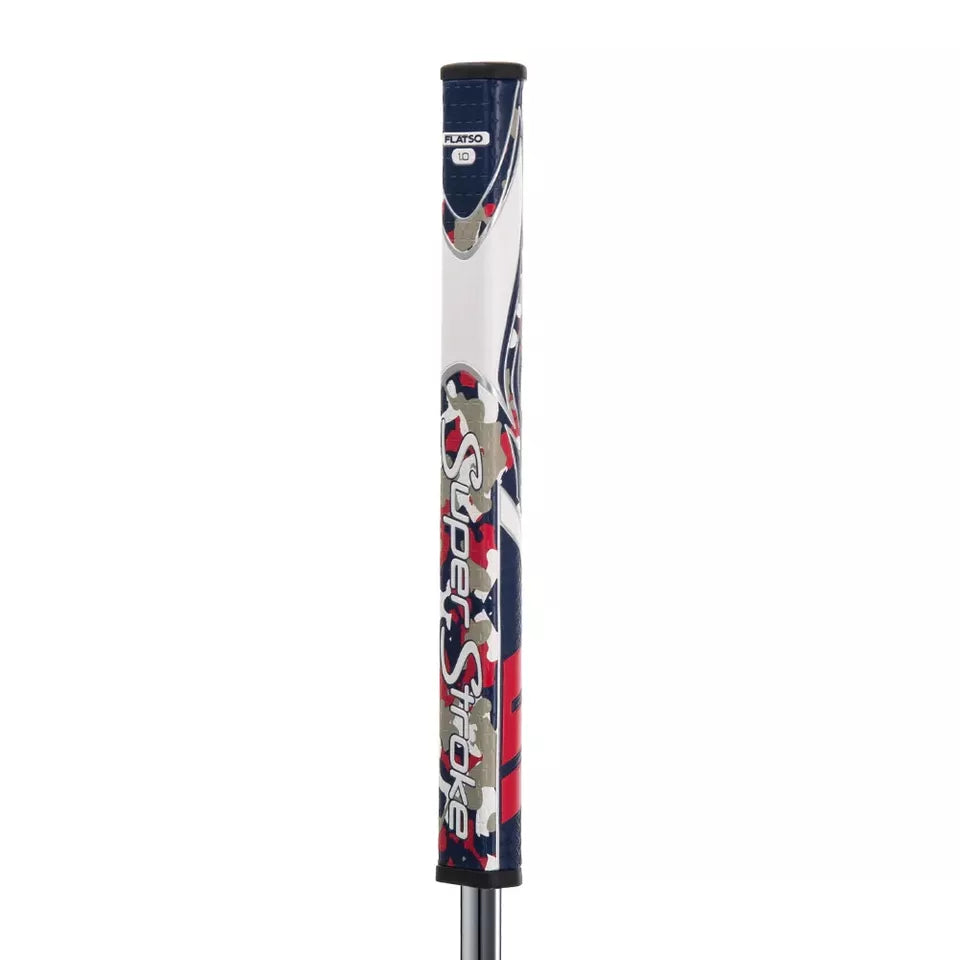 SuperStroke (Authentic) Zenergy Red White & Blue Camo Flatso 1.0 Putter Grip