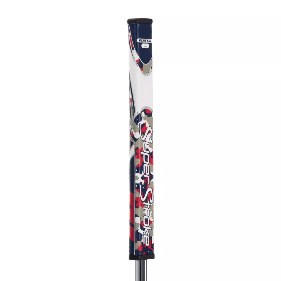 SuperStroke (Authentic) Zenergy Red White & Blue Camo Flatso 1.0 Putter Grip