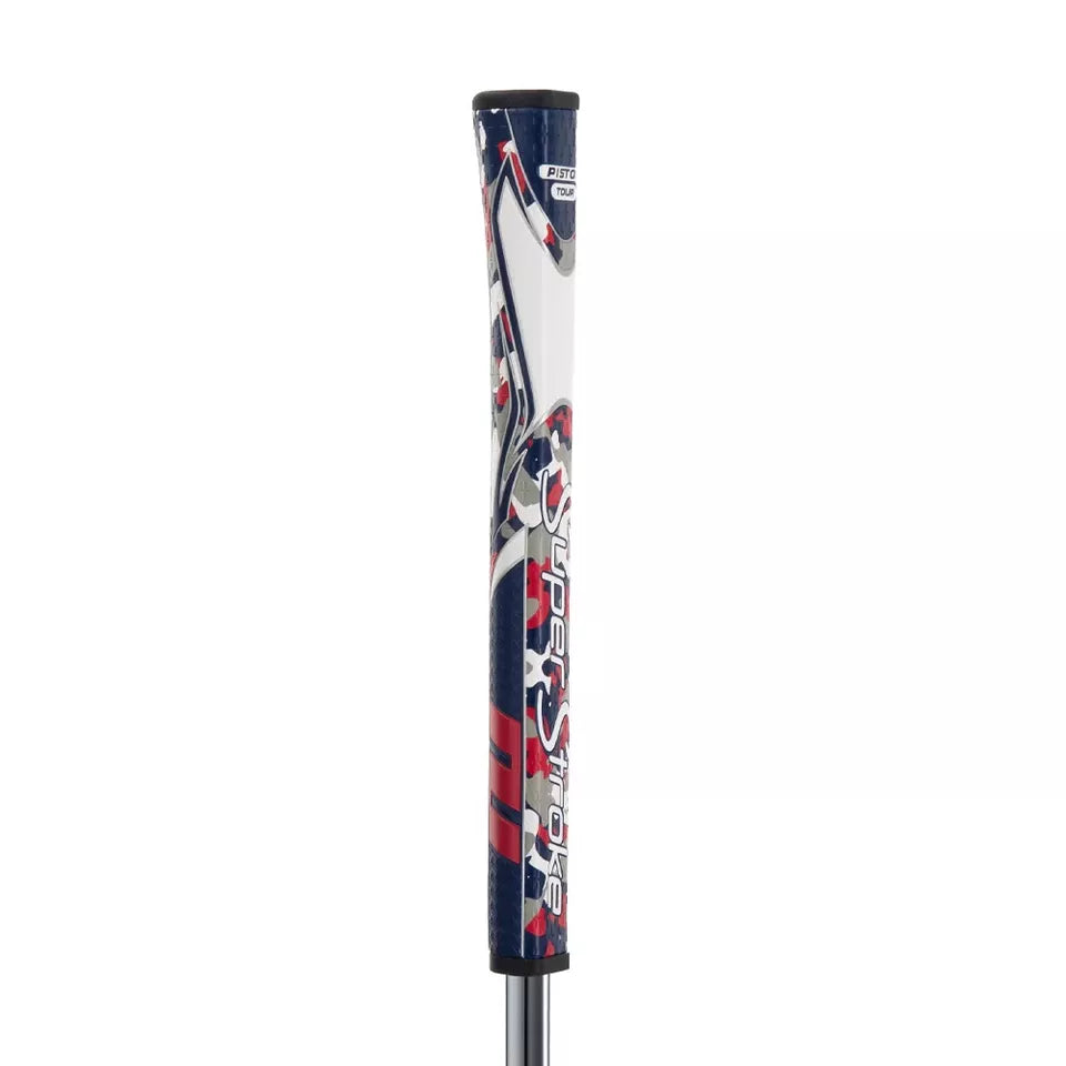 SuperStroke (Authentic) Zenergy Red White & Blue Camo Pistol Tour Putter Grip