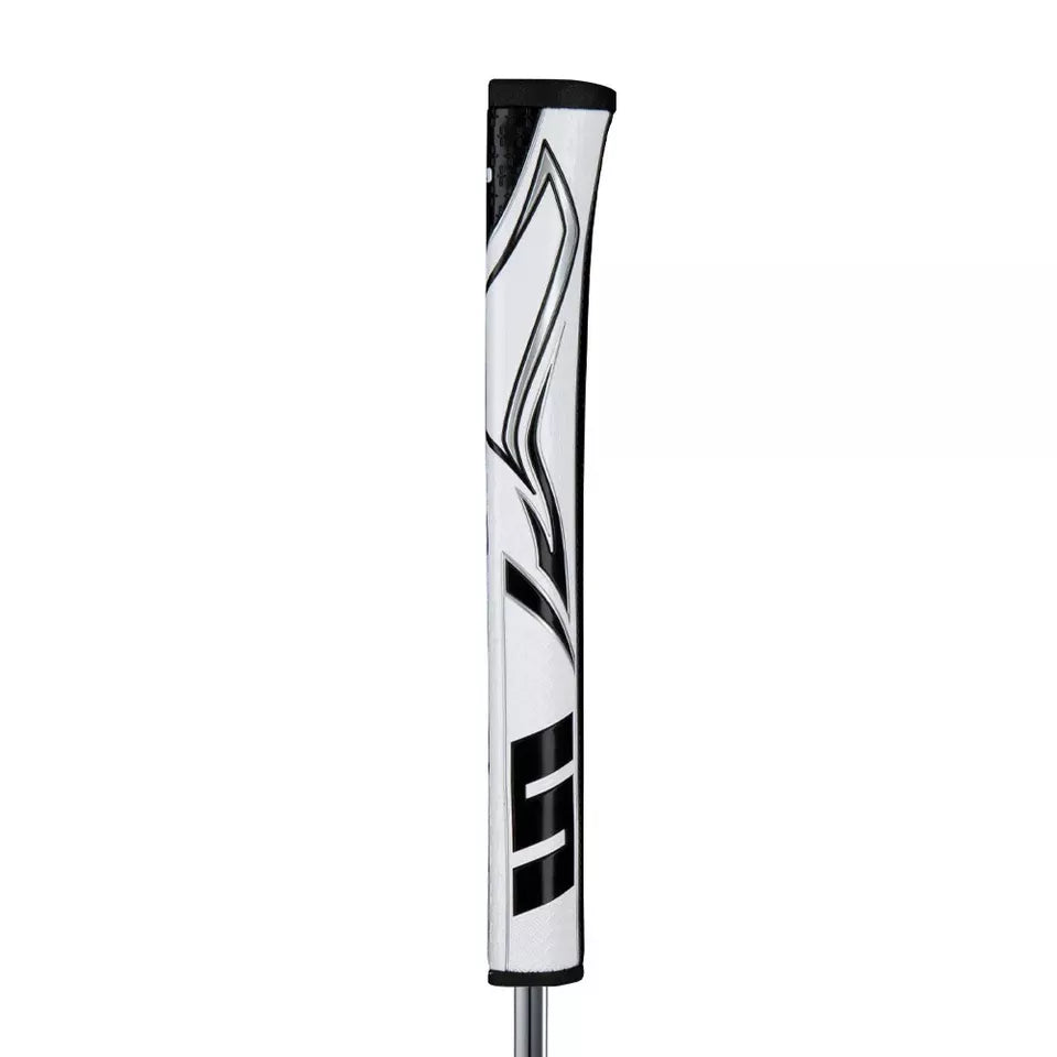 SuperStroke (Authentic) Zenergy White & Black Pistol 2.0 Putter Grip