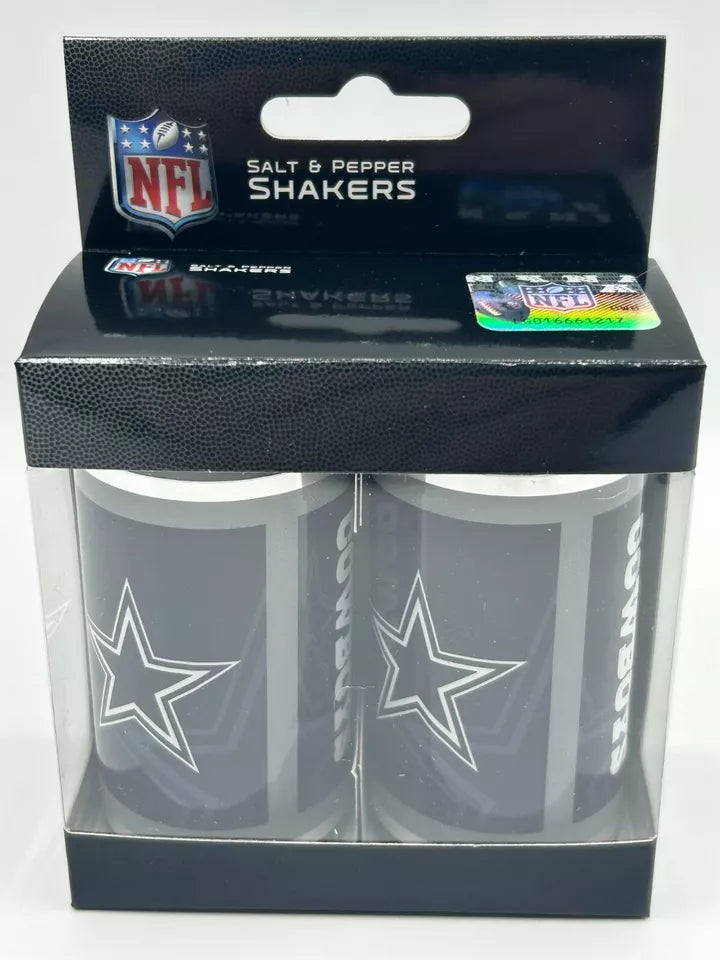 Siskiyou Gifts Dallas Cowboys Glass Salt and Pepper Shakers, NFL Licensed