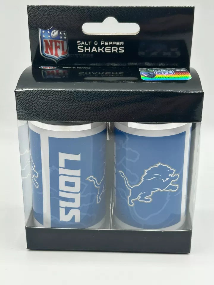 Siskiyou Gifts Detroit Lions Glass Salt and Pepper Shakers, NFL Licensed