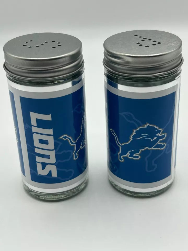 Siskiyou Gifts Detroit Lions Glass Salt and Pepper Shakers, NFL Licensed