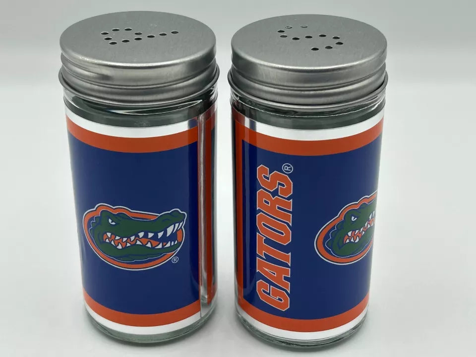 Siskiyou Gifts Florida Gators Glass Salt and Pepper Shakers, NCAA Licensed