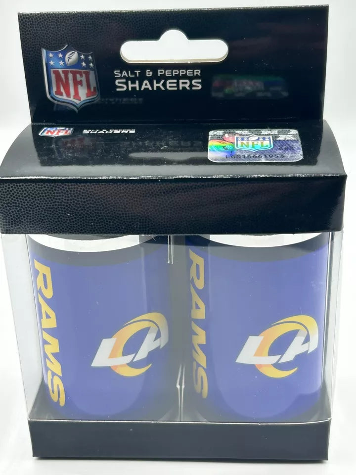 Siskiyou Gifts Los Angeles Rams Glass Salt and Pepper Shakers, NFL Licensed