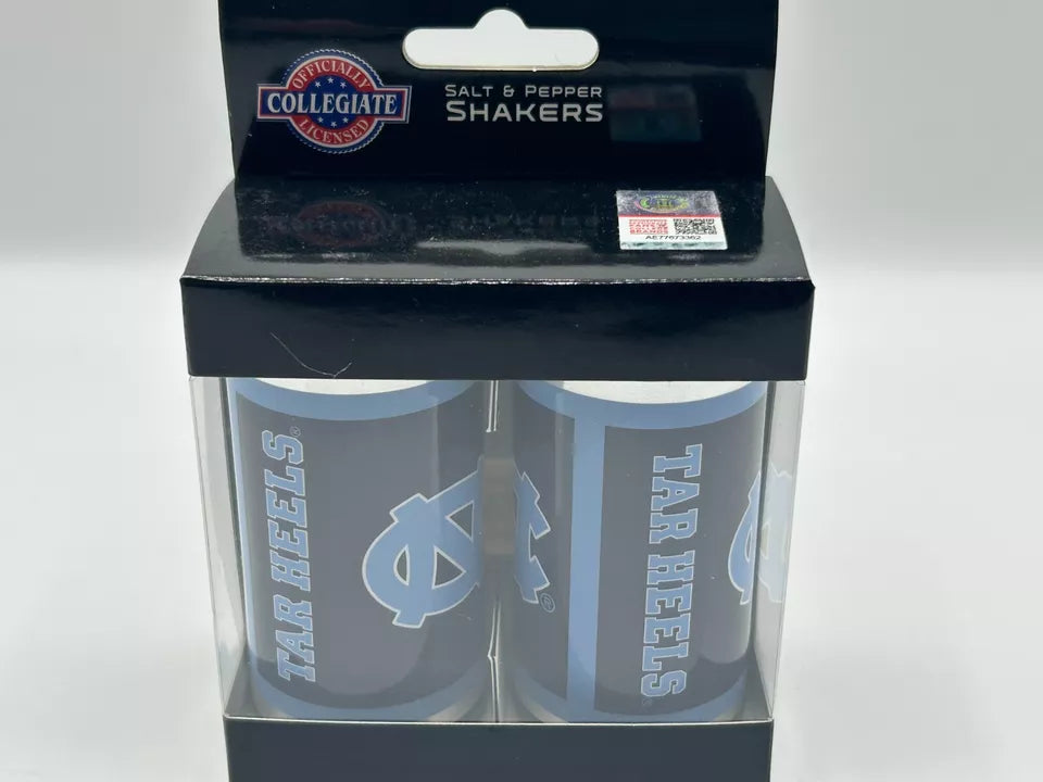 Siskiyou Gifts North Carolina Tar Heels Glass Salt and Pepper Shakers, NCAA Licensed