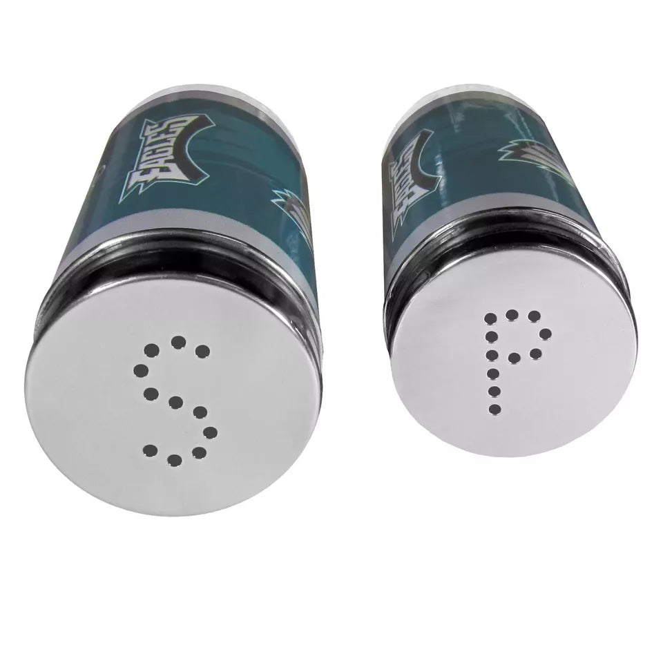 Siskiyou Gifts Philadelphia Eagles Glass Salt and Pepper Shakers, NFL Licensed