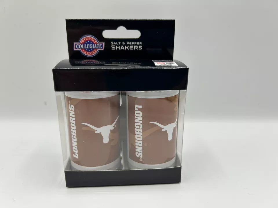 Siskiyou Gifts Texas Longhorns Glass Salt and Pepper Shakers, NCAA Licensed