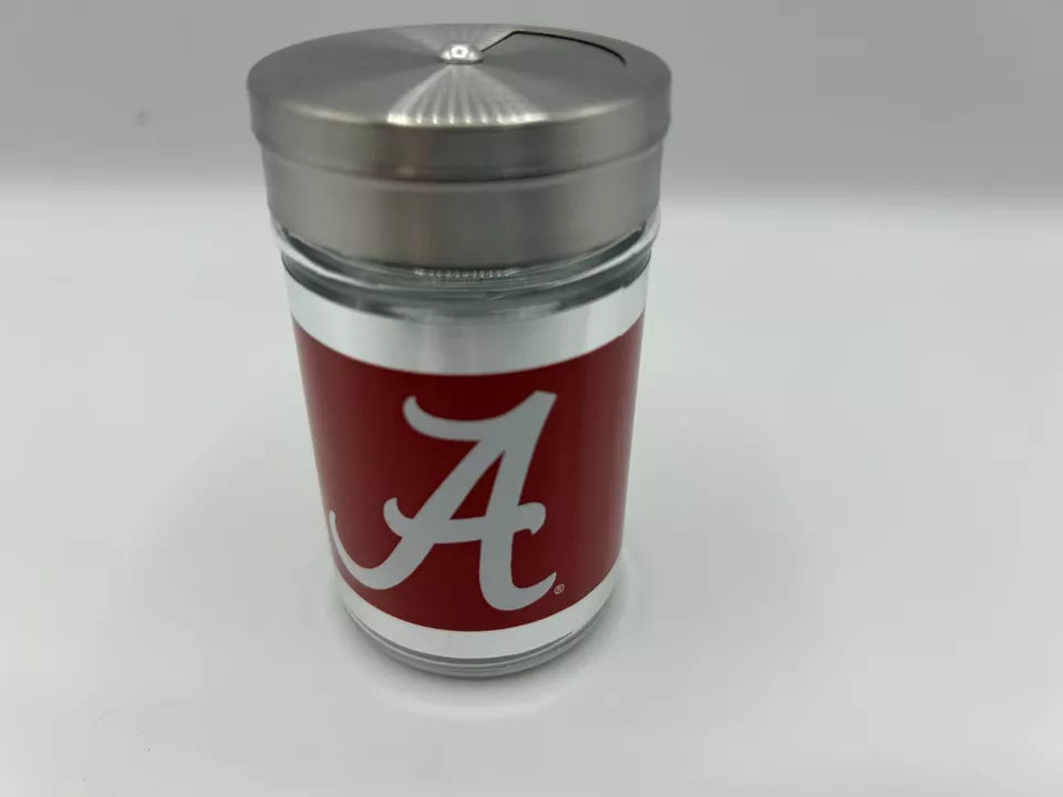 Siskiyou Gifts Alabama Crimson Tide Glass Tailgater Seasoning Shaker, NCAA Licensed