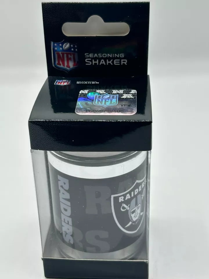 Siskiyou Gifts Las Vegas Raiders Glass Tailgater Seasoning Shaker, NFL Licensed