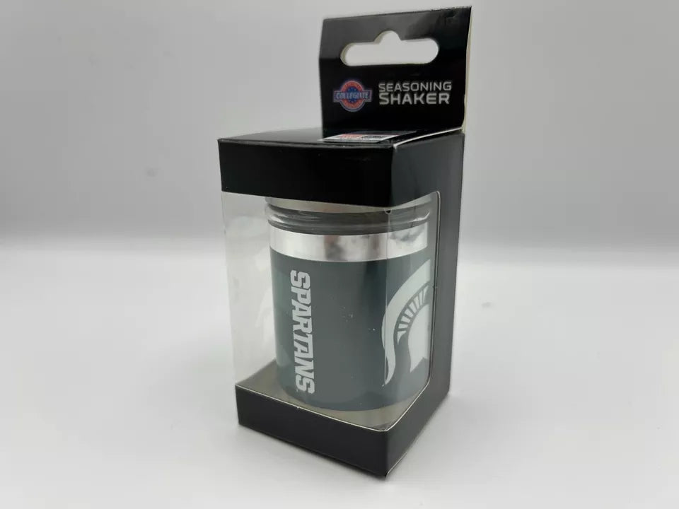 Siskiyou Gifts Michigan State Spartans Glass Tailgater Seasoning Shaker, NCAA Licensed