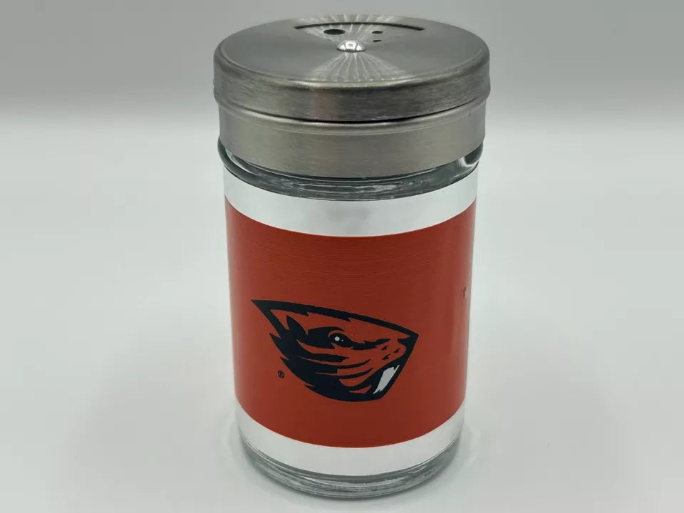 Siskiyou Gifts Oregon State Beavers Glass Tailgater Seasoning Shaker, NCAA Licensed