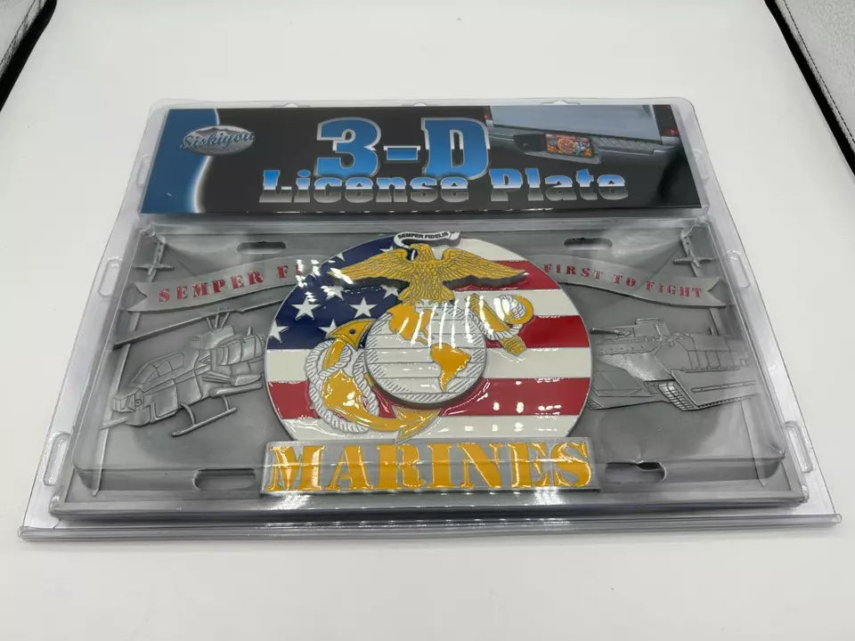 Siskiyou Gifts Marines Semper Fi 3D Collector's License Plate