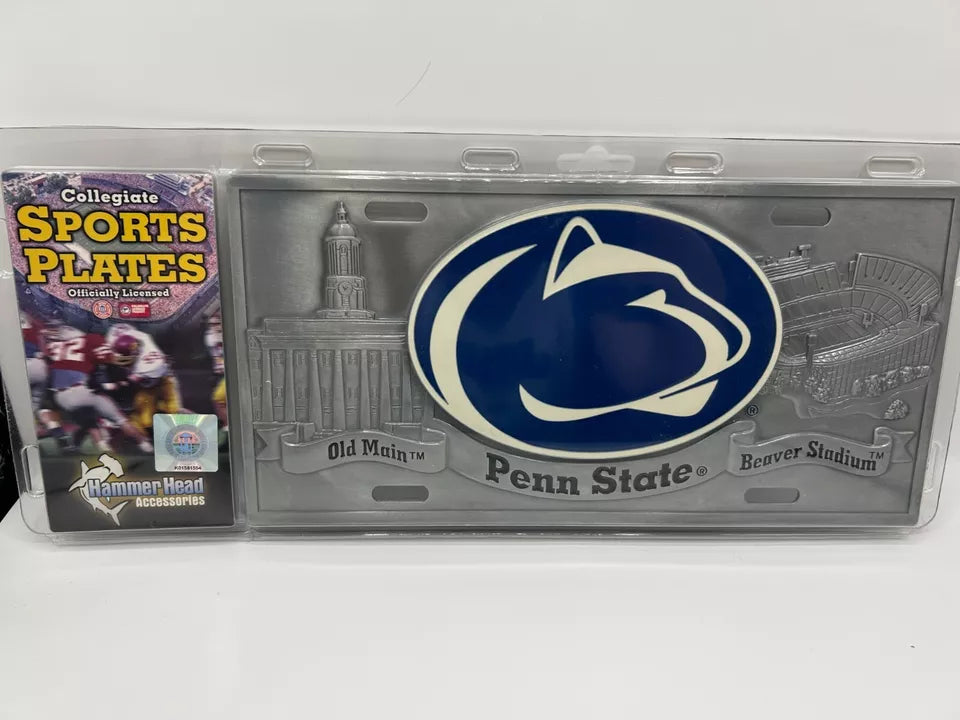 Siskiyou Gifts Penn State Nittany Lions 3D Collector's License Plate, NCAA Licensed