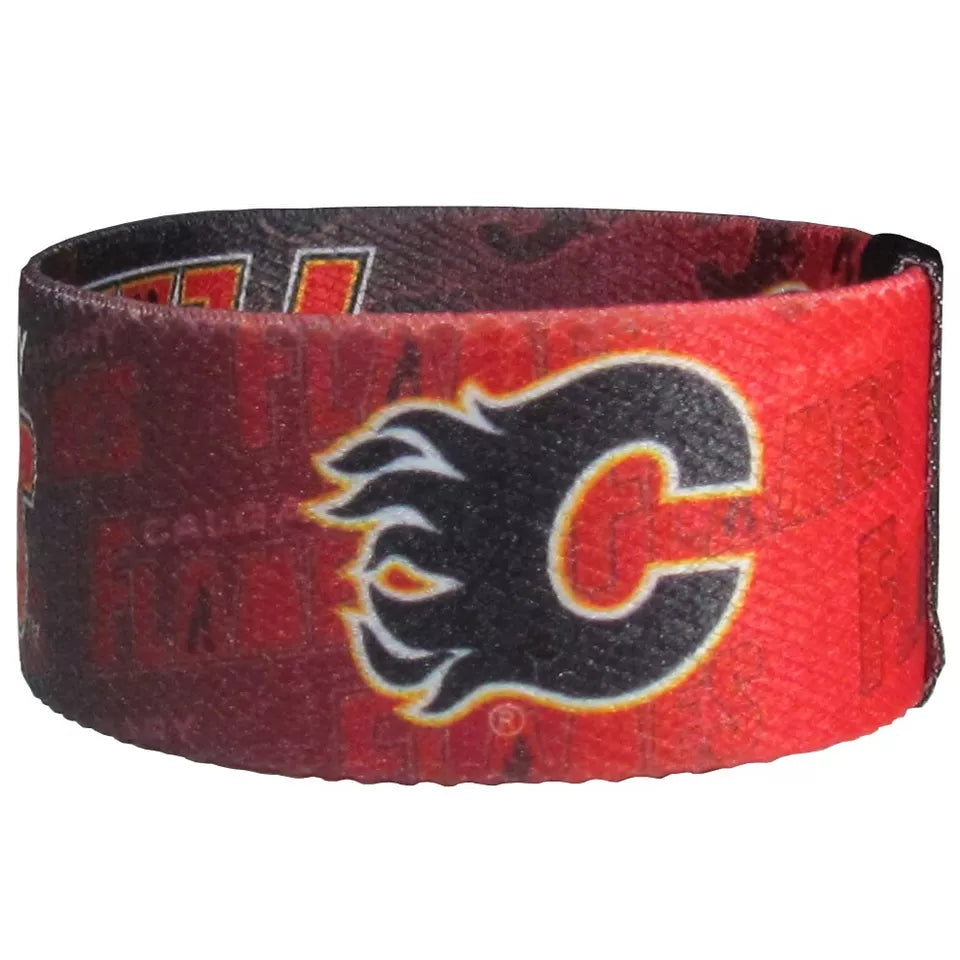 Siskiyou Gifts Calgary Flames Stretch Bracelet, NHL Licensed