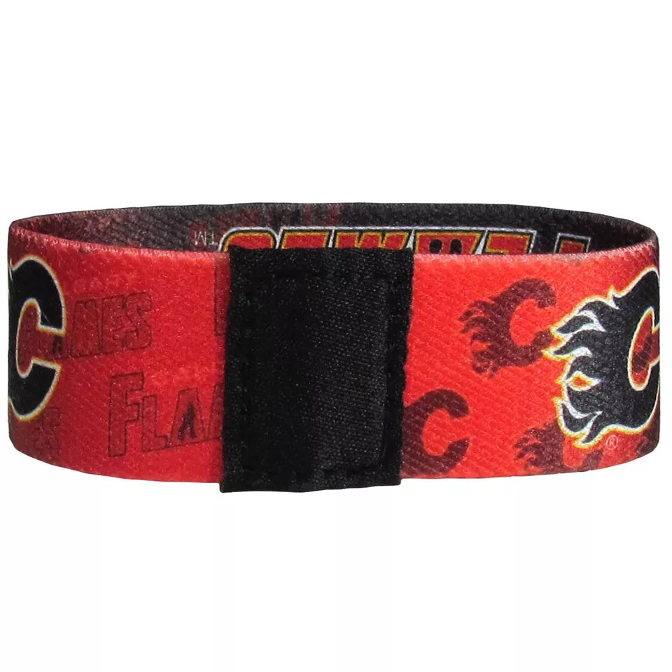 Siskiyou Gifts Calgary Flames Stretch Bracelet, NHL Licensed