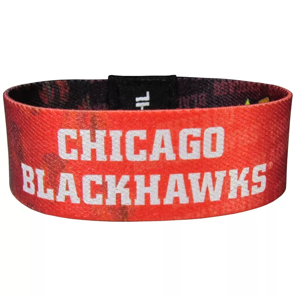 Siskiyou Gifts Chicago Blackhawks Stretch Bracelet, NHL Licensed