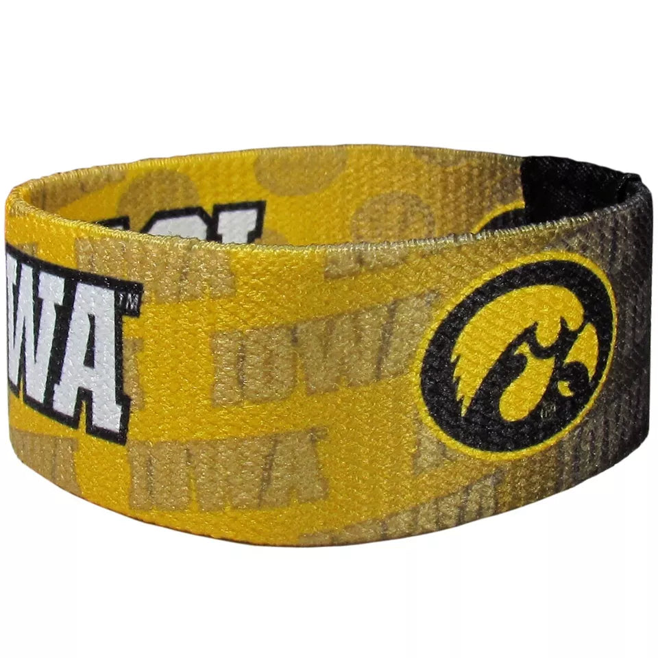 Siskiyou Gifts Iowa Hawkeyes Stretch Bracelet, NCAA Licensed