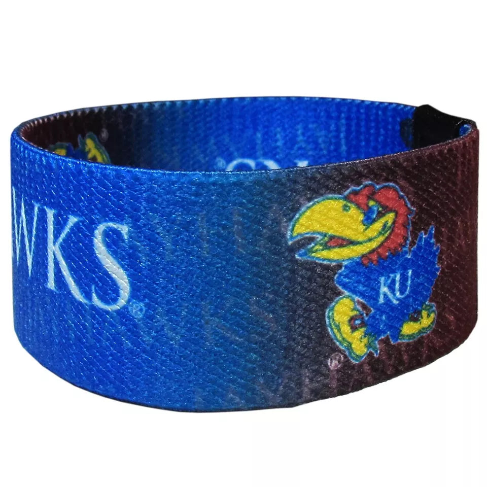Siskiyou Gifts Kansas Jayhawks Stretch Bracelet, NCAA Licensed