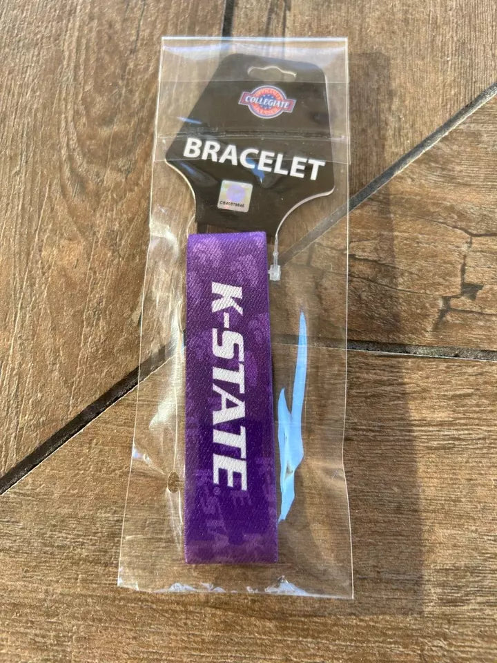 Siskiyou Gifts Kansas State Wildcats Stretch Bracelet, NCAA Licensed