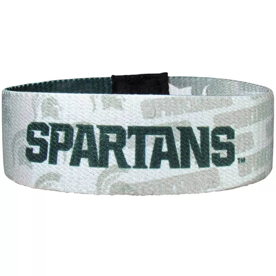 Siskiyou Gifts Michigan State Spartans Stretch Bracelet, NCAA Licensed