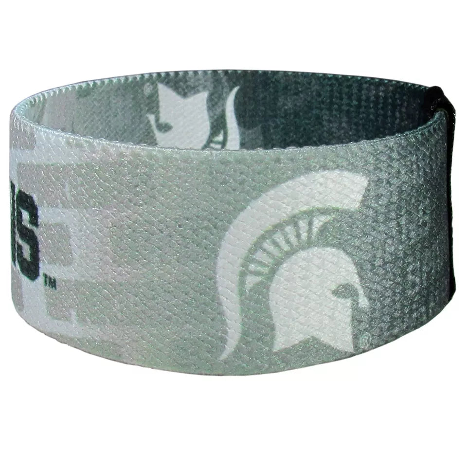 Siskiyou Gifts Michigan State Spartans Stretch Bracelet, NCAA Licensed
