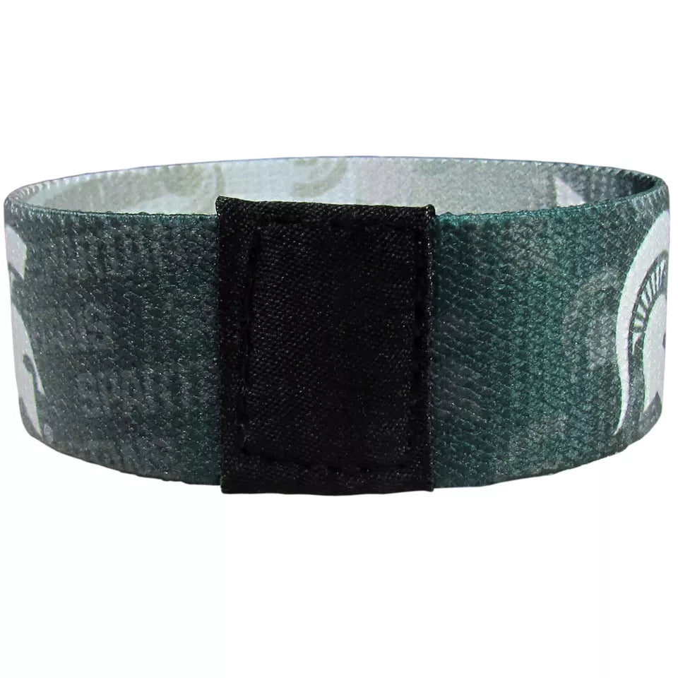 Siskiyou Gifts Michigan State Spartans Stretch Bracelet, NCAA Licensed