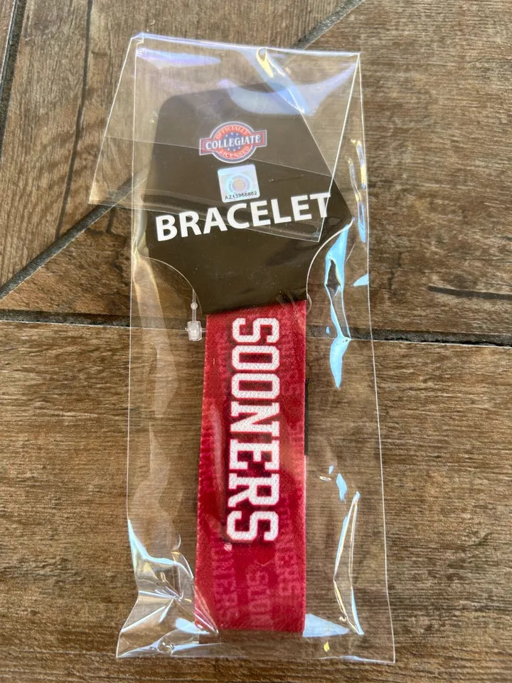 Siskiyou Gifts Oklahoma Sooners Stretch Bracelet, NCAA Licensed