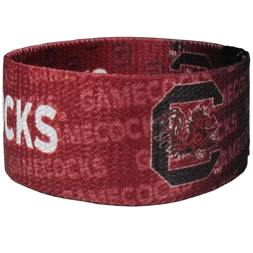 Siskiyou Gifts South Carolina Gamecocks Stretch Bracelet, NCAA License