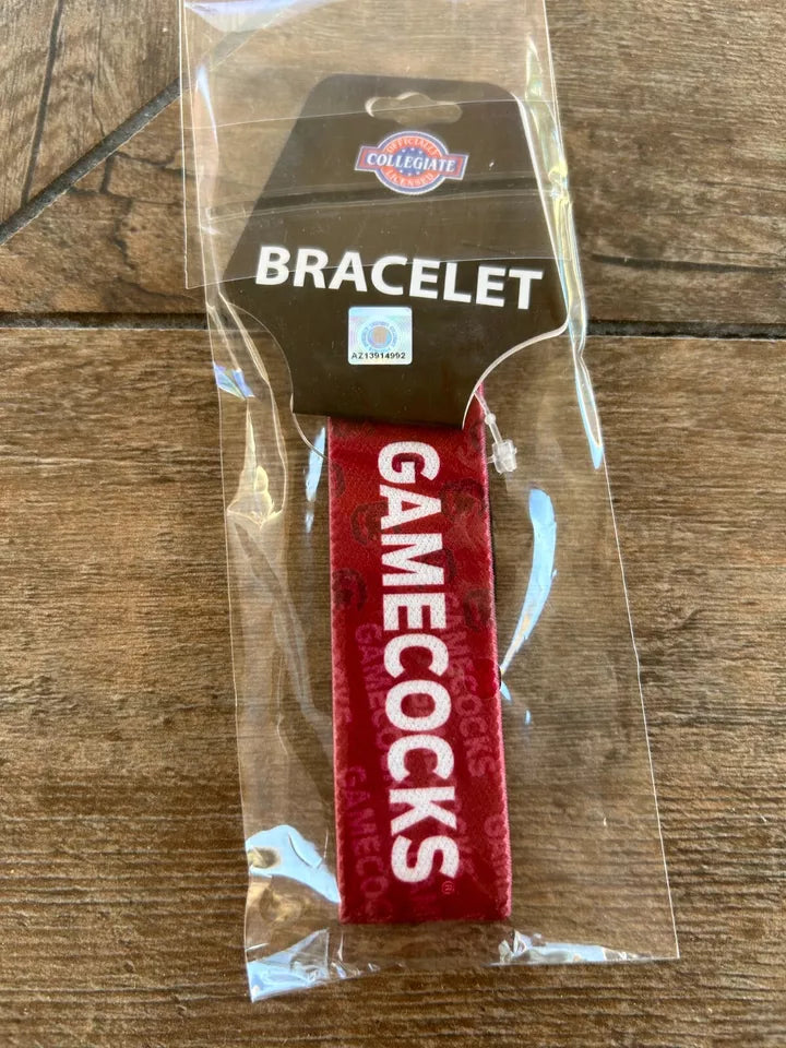 Siskiyou Gifts South Carolina Gamecocks Stretch Bracelet, NCAA License