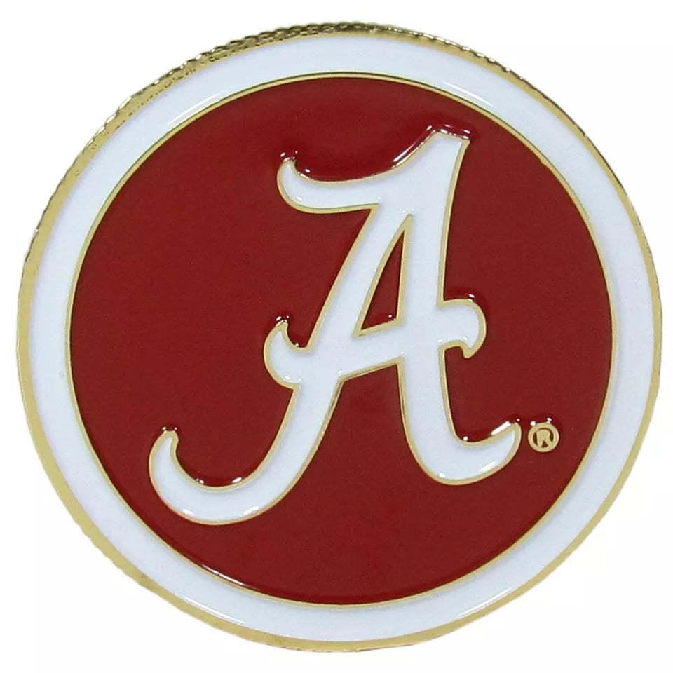 Siskiyou Gifts Alabama Crimson Tide 1.75" Diameter Team Logo Coin Golf Ball Marker NCAA License