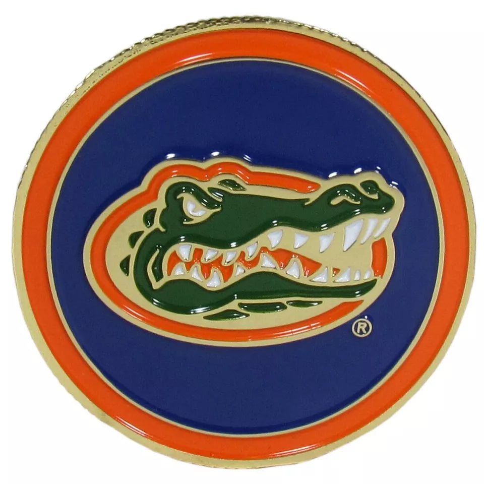 Siskiyou Gifts Florida Gators 1.75" Diameter Team Logo Coin Golf Ball Marker, NCAA Licensed