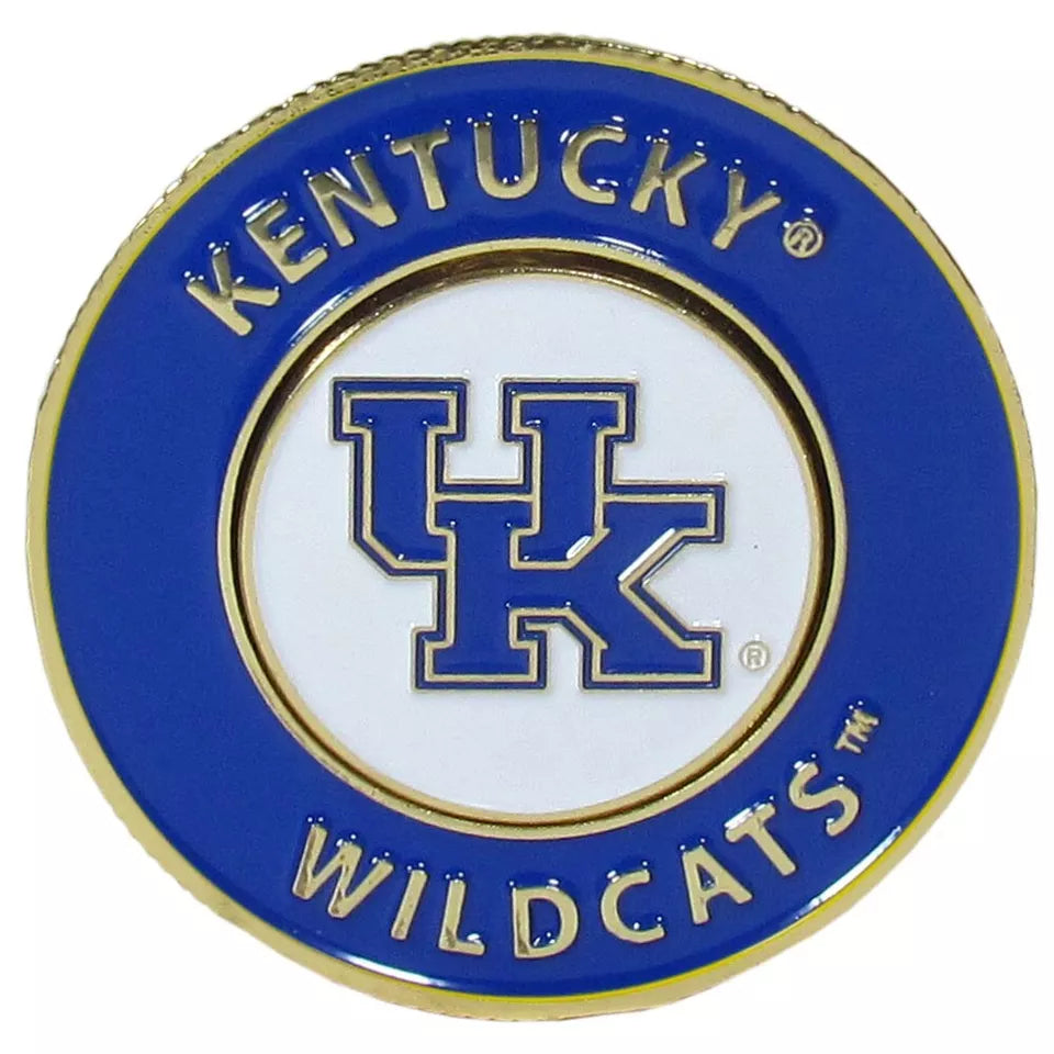Siskiyou Gifts Kentucky Wildcats 1.75" Diameter Team Logo Coin Golf Ball Marker, NCAA Licensed