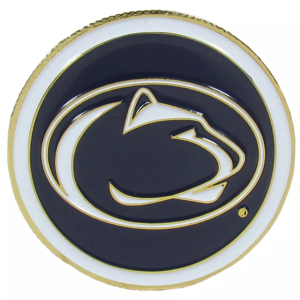 Siskiyou Gifts Penn State Nittany Lions 1.75" Diameter Team Logo Coin Golf Ball Marker, NCAA Licensed