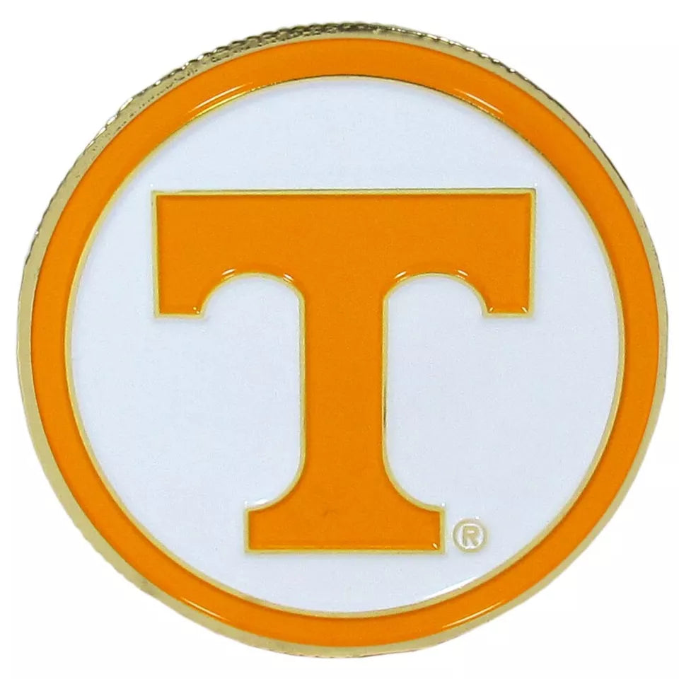 Siskiyou Gifts Tennessee Volunteers 1.75" Diameter Team Logo Coin Golf Ball Marker, NCAA License