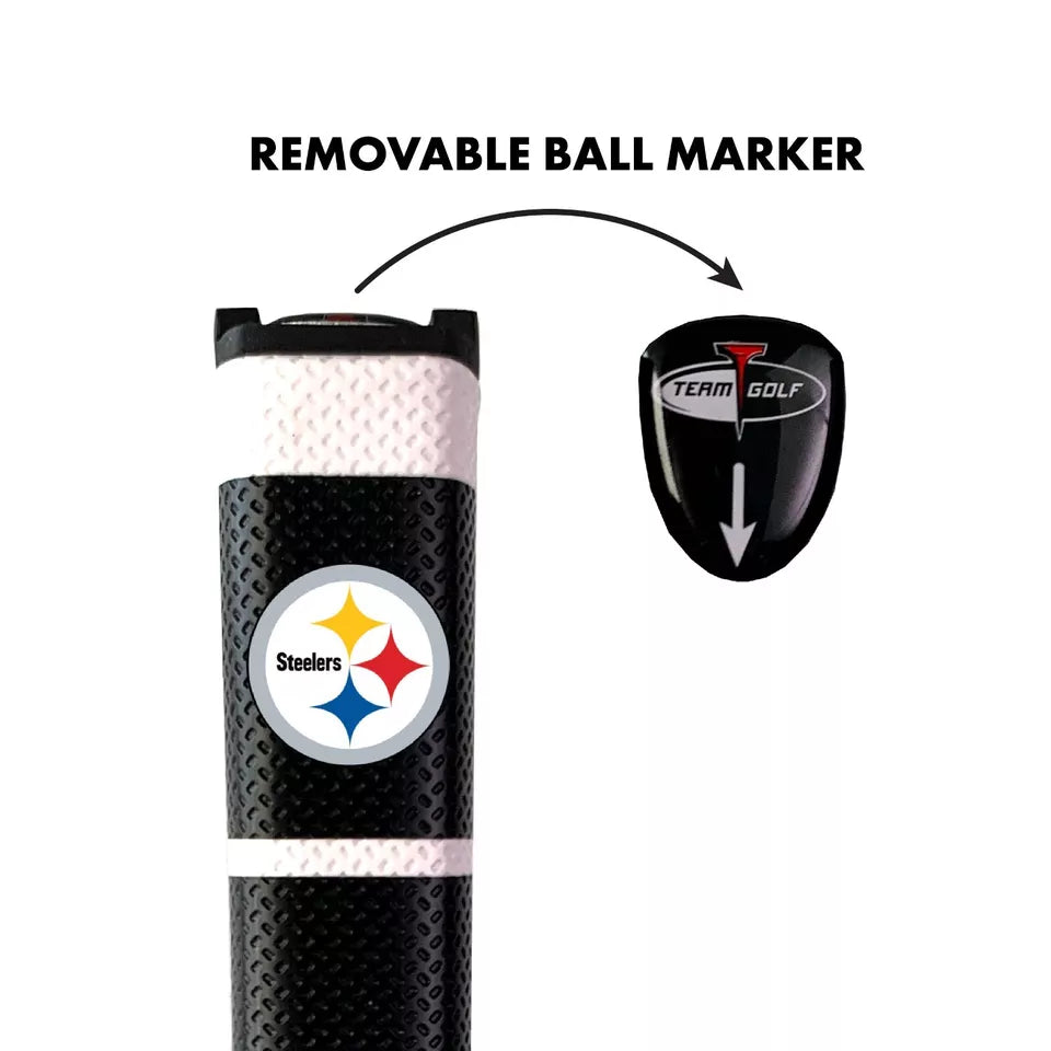 Team Golf Pittsburgh Steelers Oversized Pistol Putter Grip NFL Licensed