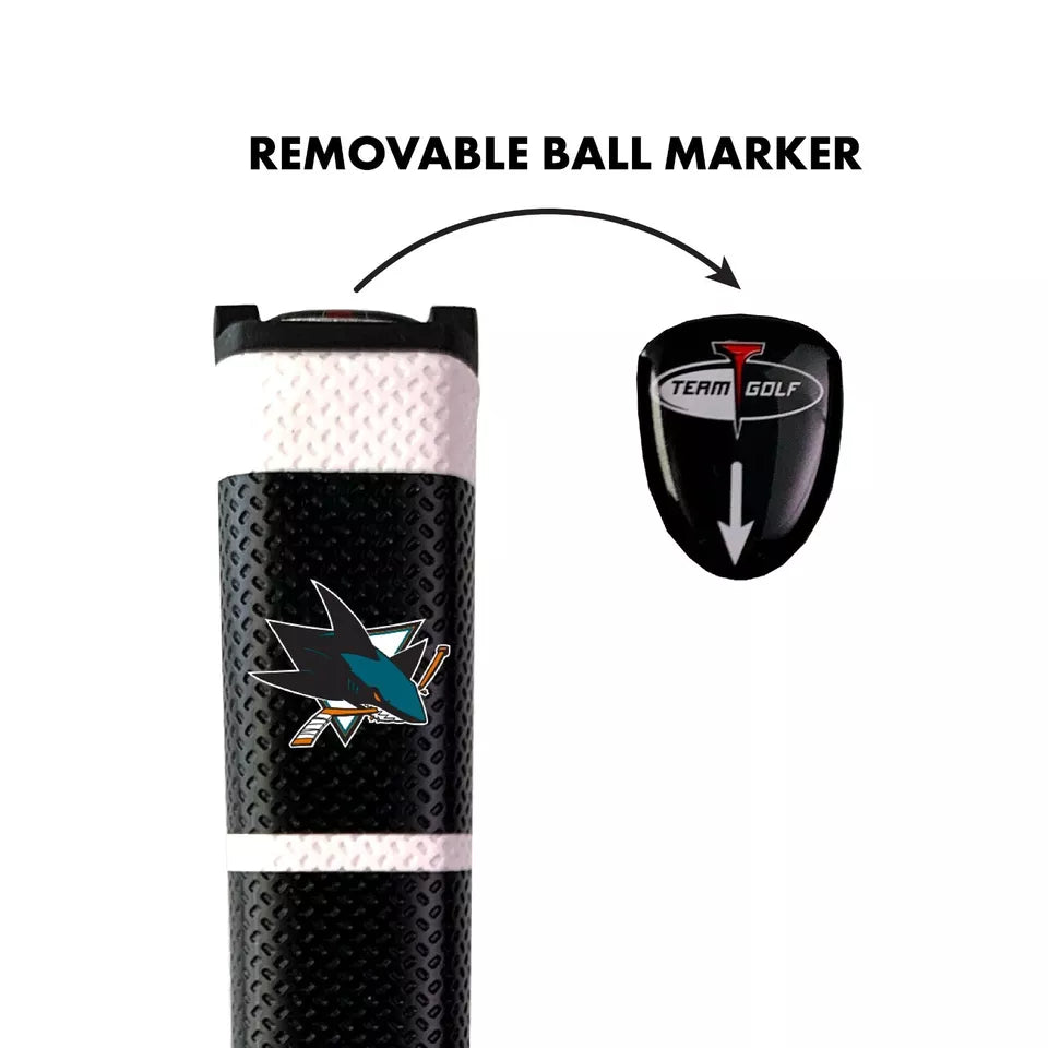 Team Golf San Jose Sharks Oversized Pistol Putter Grip NHL Licensed