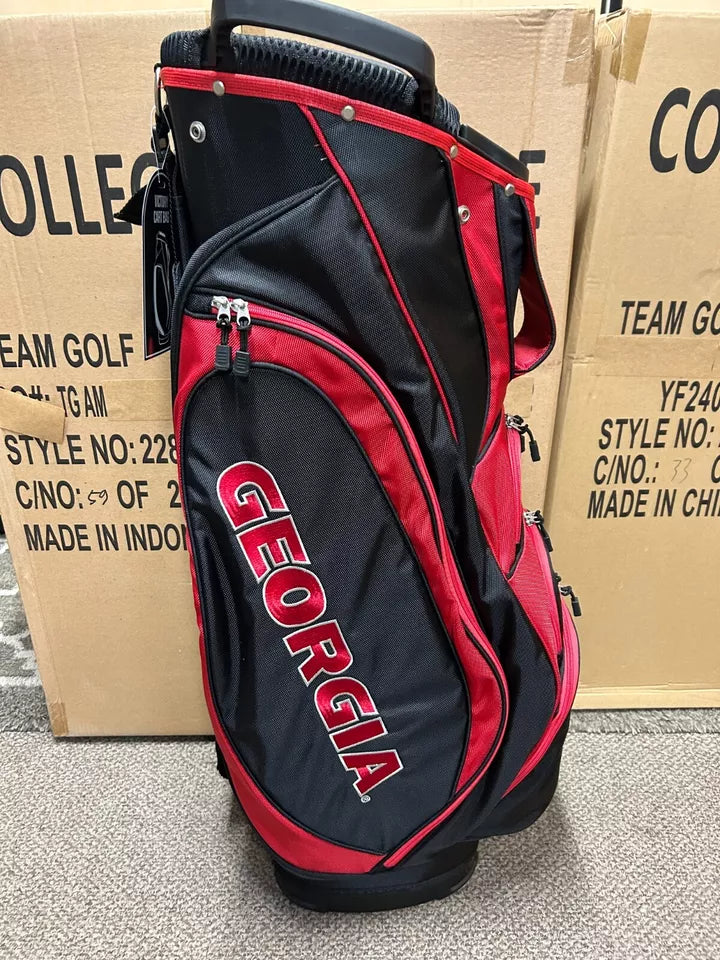 Team Golf Georgia Bulldogs Victory Cart Golf Bag NCAA Licensed