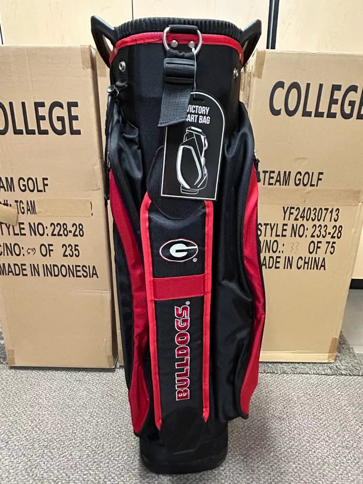 Team Golf Georgia Bulldogs Victory Cart Golf Bag NCAA Licensed