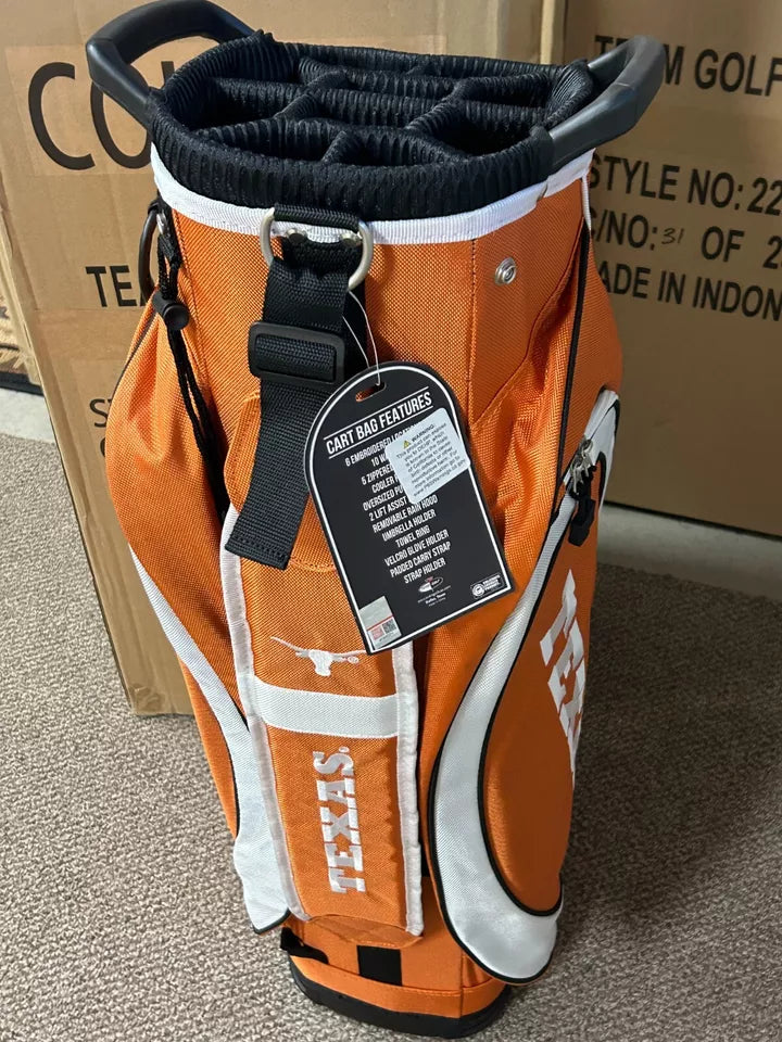 Team Golf Texas Longhorns Victory Cart Golf Bag NCAA Licensed