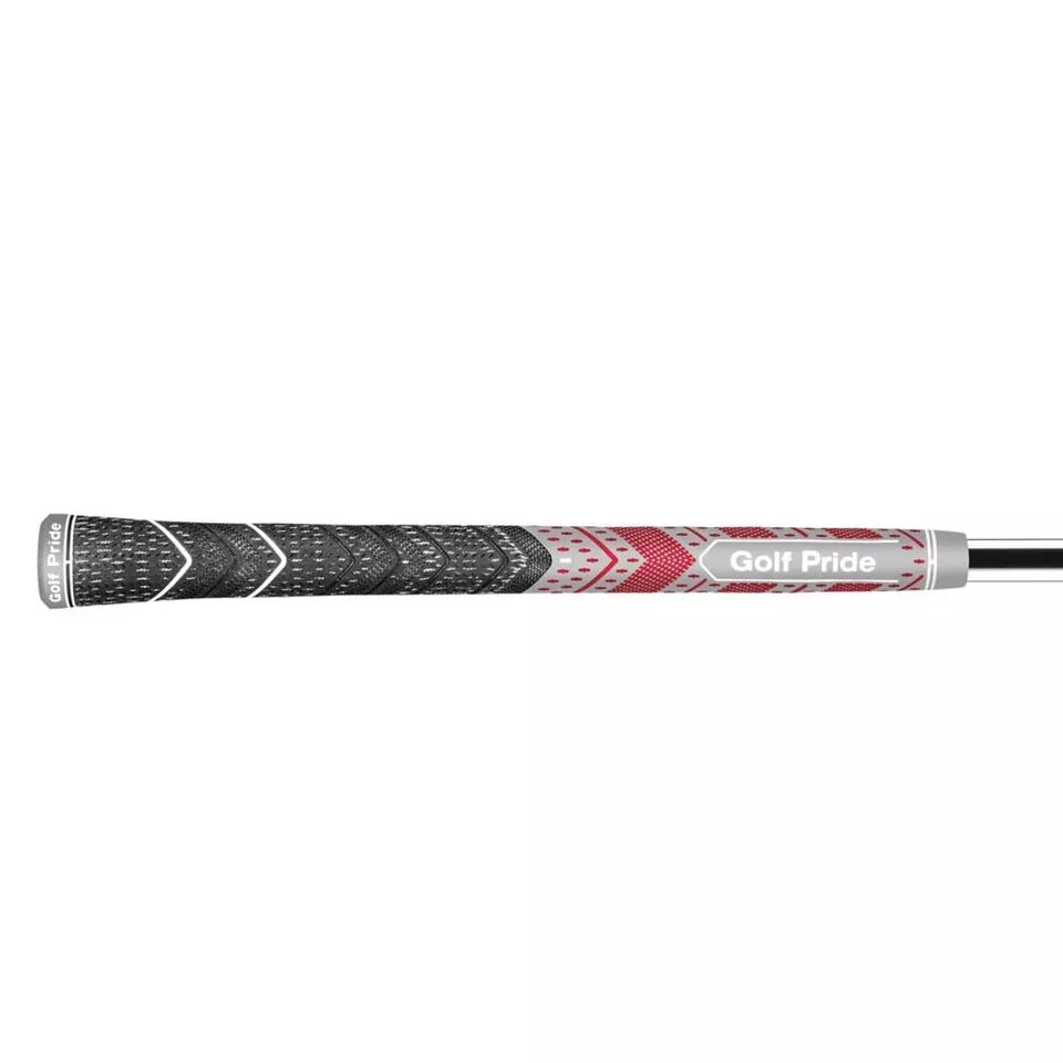 Golf Pride Authentic MCC Plus4 Midsize Swing Club Grip Gray/Red