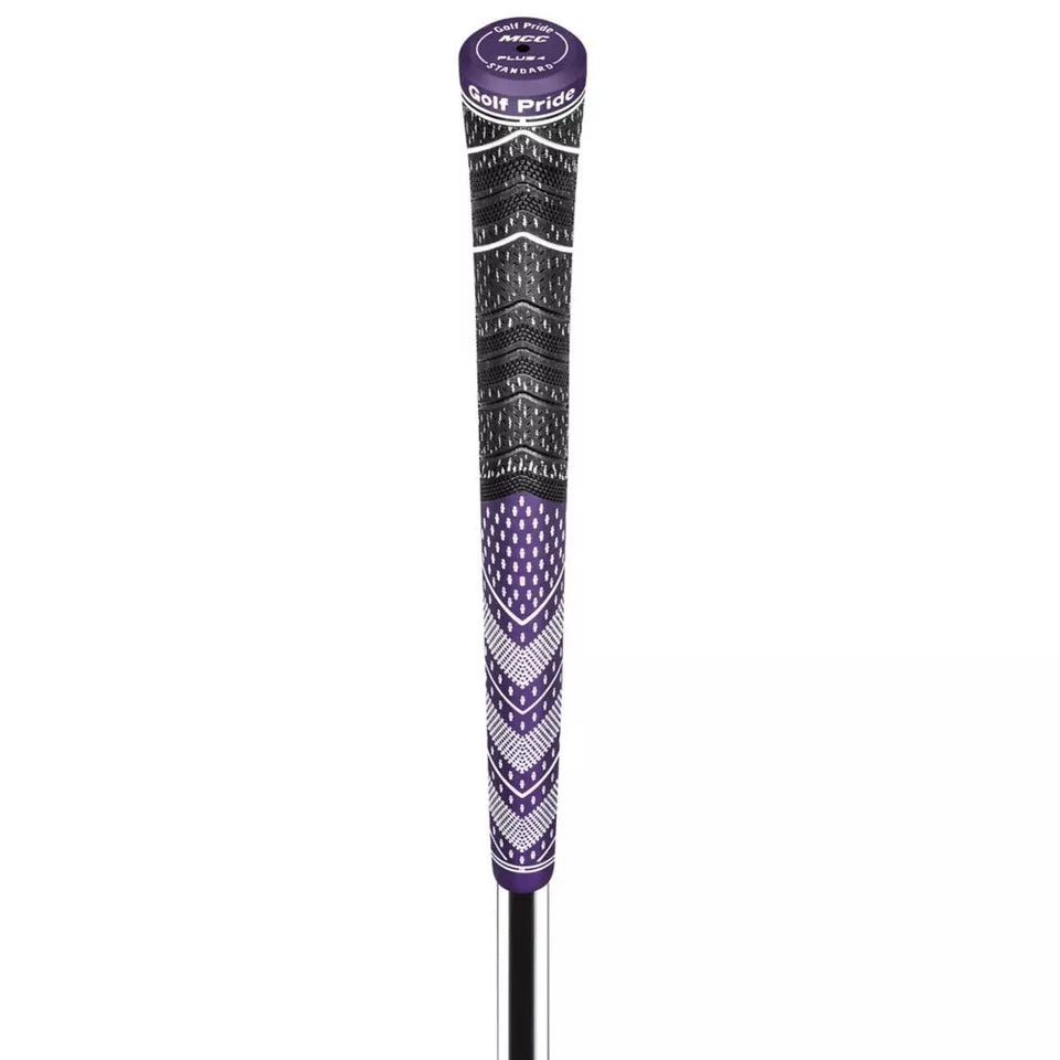 Golf Pride Authentic MCC Plus4 Standard Swing Club Grip Purple/White